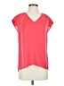 Hinge Pink Short Sleeve Blouse Size XS - photo 1
