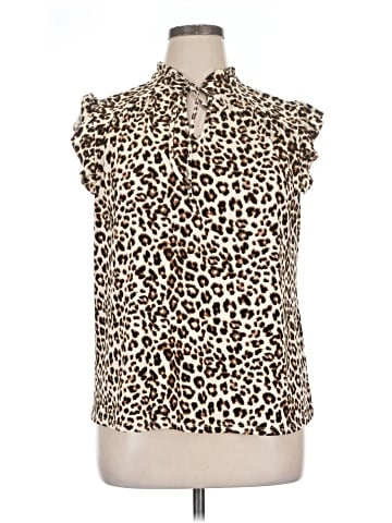 Adrianna Papell Sleeveless Blouse (view 1)