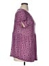 Lane Bryant Purple Short Sleeve Blouse Size 14 - 15 Plus - photo 4
