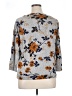 Market and Spruce Floral Silver Pullover Sweater Size XL - photo 2