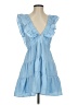Unbranded 100% Polyester Blue Casual Dress Size S - photo 1