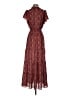 Max Studio 100% Polyester Paisley Red Casual Dress Size XS - photo 2