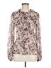CAbi Floral Purple Long Sleeve Blouse Size M - photo 1
