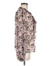 CAbi Floral Purple Long Sleeve Blouse Size M - photo 4