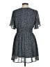 In Loom 100% Polyester Polka Dots Blue Casual Dress Size M - photo 2