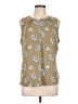 Croft & Barrow 100% Polyester Tan Sleeveless Blouse Size L (petite) - photo 1