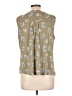 Croft & Barrow 100% Polyester Tan Sleeveless Blouse Size L (petite) - photo 2