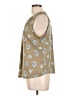 Croft & Barrow 100% Polyester Tan Sleeveless Blouse Size L (petite) - photo 5