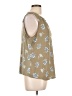 Croft & Barrow 100% Polyester Tan Sleeveless Blouse Size L (petite) - photo 4