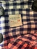 Crewcuts 100% Cotton Checkered-gingham Blue Long Sleeve Button-Down Shirt Size 12 - photo 3