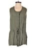 Style Rack 100% Rayon Solid Green Romper Size M - photo 1