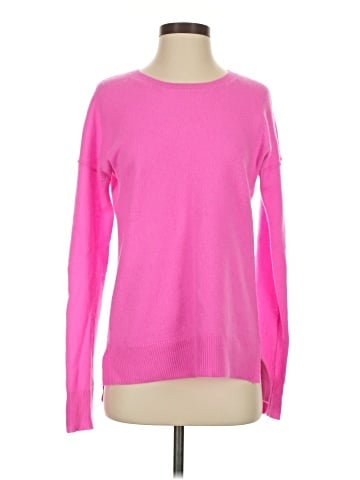 Aqua Cashmere Pullover Sweater (view 1)