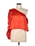 Wray 100% Polyester Orange Long Sleeve Blouse Size 10 (estimated) - photo 1