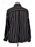 Pleione 100% Polyester Stripes Black Long Sleeve Blouse Size 1X - photo 2