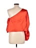 Wray 100% Polyester Orange Long Sleeve Blouse Size 10 (estimated) - photo 2