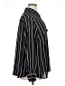Pleione 100% Polyester Stripes Black Long Sleeve Blouse Size 1X - photo 4