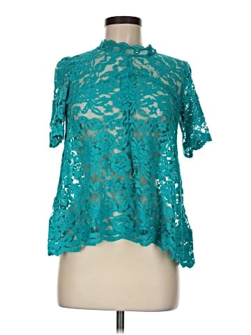 HD in Paris Short Sleeve Blouse (view 1)