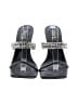 RAYE Gray Black Sandals Size 7 1/2 - photo 2