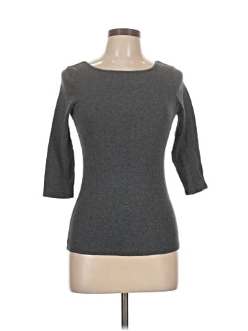 Zara W&B Collection 3/4 Sleeve Top (view 1)