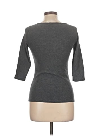 Zara W&B Collection 3/4 Sleeve Top (view 2)