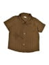 Assorted Brands Stripes Brown Short Sleeve Button-Down Shirt Size 2T (estimated) - photo 1