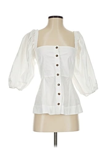 Ganni 3/4 Sleeve Blouse (view 1)