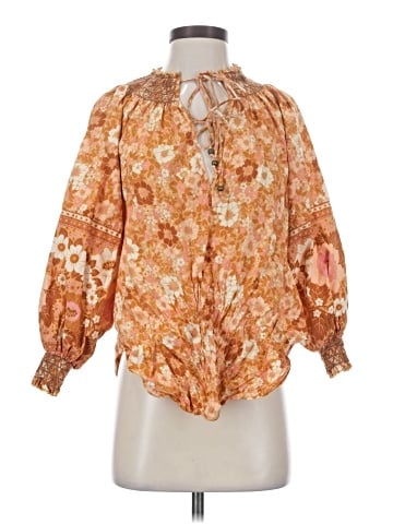 Spell and the Gypsy Collective 3/4 Sleeve Blouse (view 1)