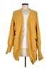 Merokeety 100% Polyester Yellow Cardigan Size M - photo 1