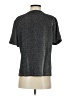 Notations Metallic Silver Short Sleeve Top Size S - photo 2