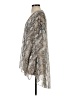 Emory Park 100% Polyester Silver Kimono Size S - photo 5