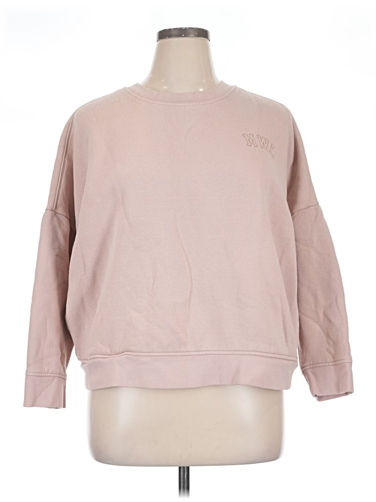Pre-owned Mwl By Madewell Sweatshirt In Pink