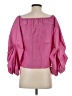 Guest Editor 100% Cotton Pink 3/4 Sleeve Blouse Size S - photo 2