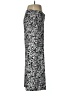 Ann Taylor LOFT 100% Polyester Paisley Black Casual Pants Size 8 - photo 4