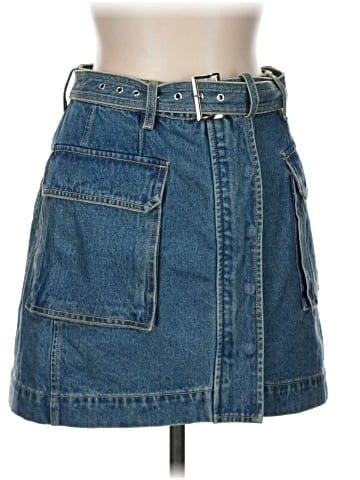 Pixie Market Denim Skirt (view 1)