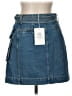 Pixie Market 100% Cotton Blue Denim Skirt Size M - photo 2