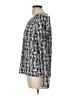 Tahari Silver Long Sleeve Top Size L - photo 5