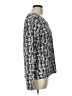 Tahari Silver Long Sleeve Top Size L - photo 4