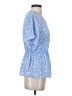 Sienna Sky 100% Polyester Blue Short Sleeve Blouse Size S - photo 4