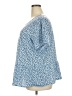 I.N. Studio Blue Short Sleeve Blouse Size 3X - photo 5