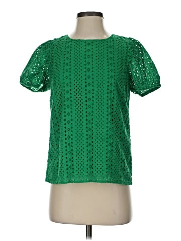 J.Crew Factory Store Short Sleeve Blouse (view 1)
