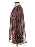 CAbi 100% Polyester Stripes Brown Long Sleeve Blouse Size S - photo 5