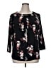 Liz Claiborne Black 3/4 Sleeve Blouse Size 1X - photo 1