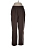 Yogalicious Solid Brown Casual Pants Size L - photo 1