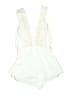 Flora Nikrooz 100% Polyester Ivory Overall Shorts Size XS - photo 2