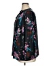 Torrid 100% Rayon Floral Black Long Sleeve Blouse Size 1X Plus (1) - photo 5