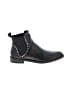 Zara 100% Leather Black Brown Ankle Boots Size EU 35 - photo 1