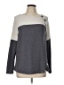 I.N. Studio Color Block Gray Pullover Sweater Size L - photo 1