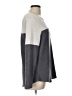 I.N. Studio Color Block Gray Pullover Sweater Size L - photo 4