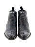 Zara 100% Leather Black Brown Ankle Boots Size EU 35 - photo 2