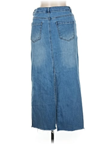 OAT Denim Skirt (view 2)